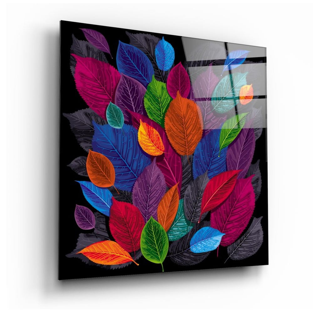 Colored Leaves üvegkép, 60 x 60 cm - Insigne