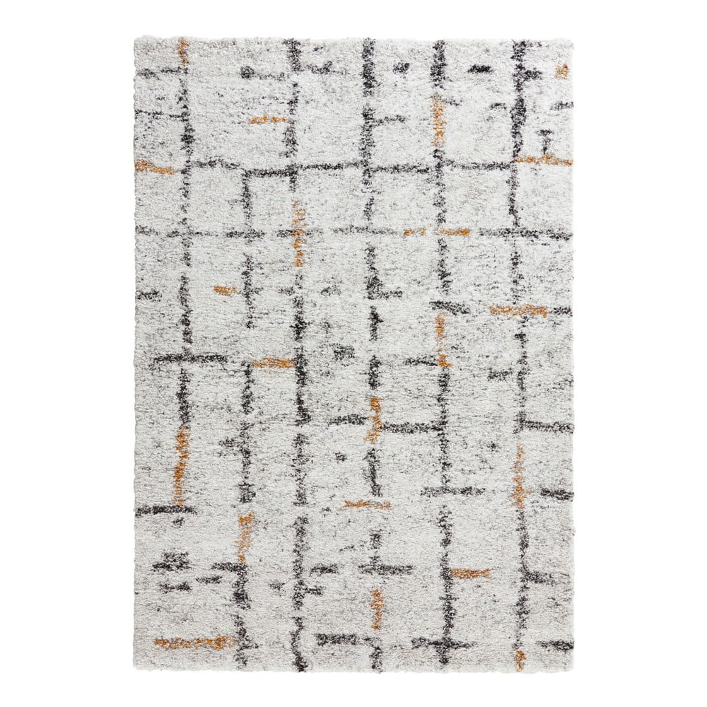 Grid krémszínű szőnyeg, 160 x 230 cm - mint rugs
