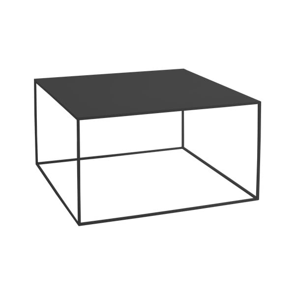Tensio fekete dohányzóasztal, 80 x 80 cm - Custom Form