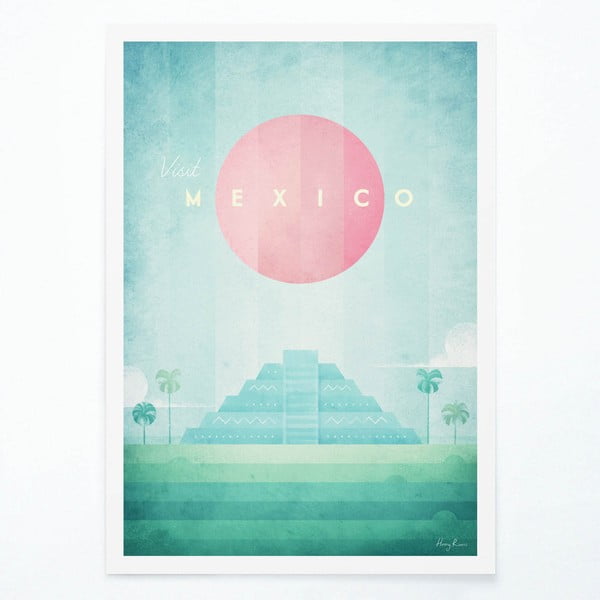 Mexico poszter, A2 - Travelposter