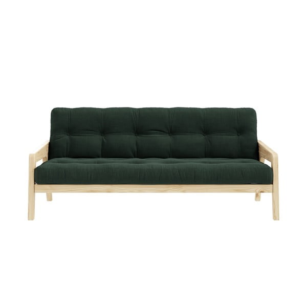 Grab Raw Dark Green variálható kordbársony kanapé - Karup Design