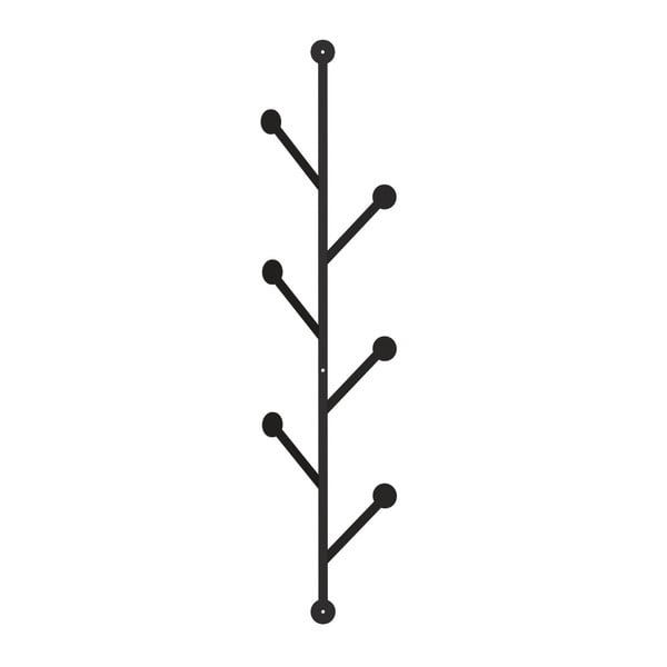 Branch fekete fém fali akasztó