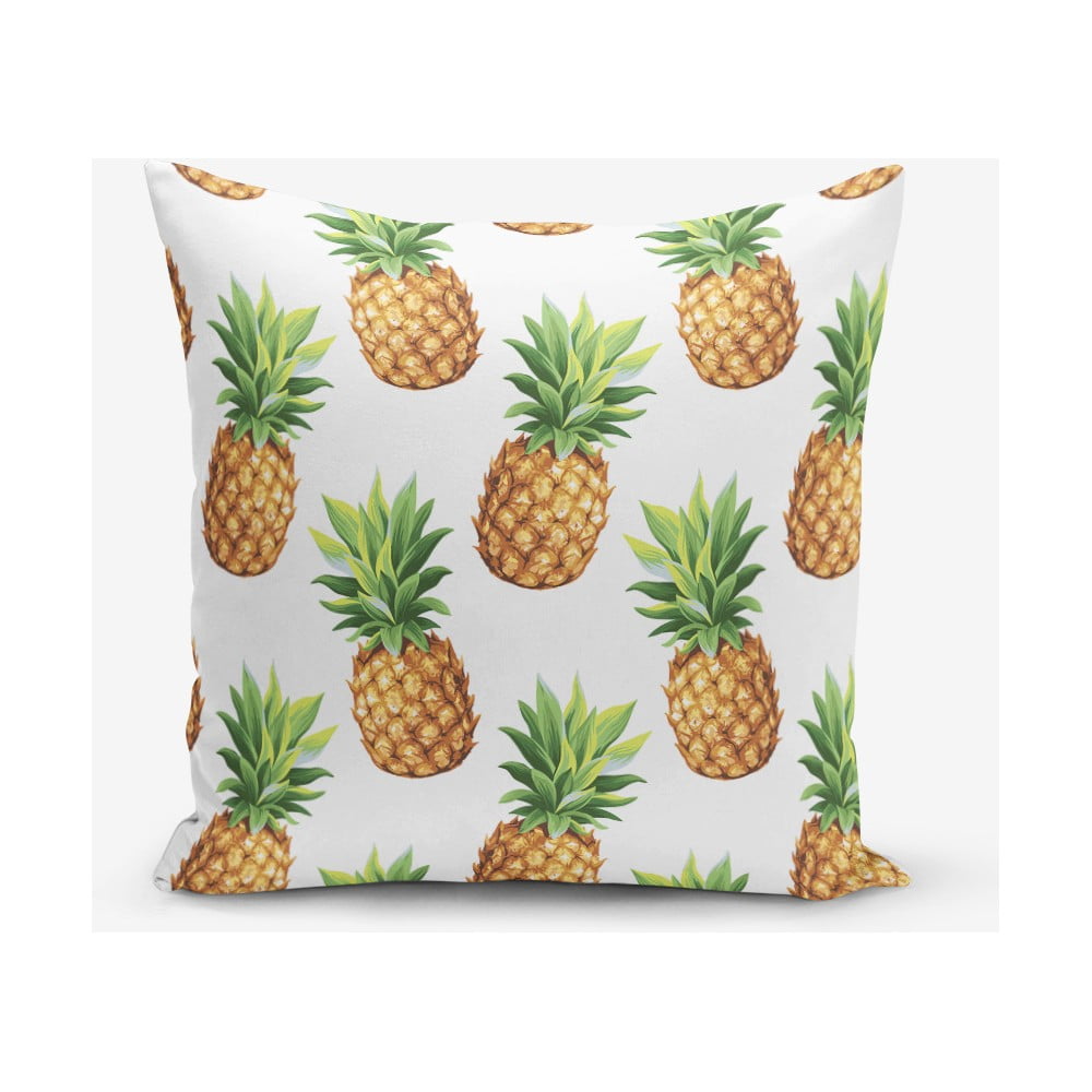 Ananász mintás pamutkeverék párnahuzat, 45 x 45 cm - Minimalist Cushion Covers