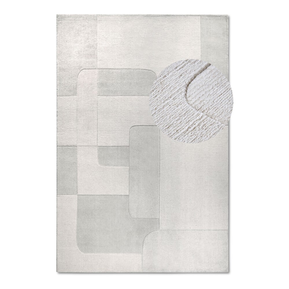 Krémszínű kézi szövésű gyapjú szőnyeg 160x230 cm Charlotte – Villeroy&Boch