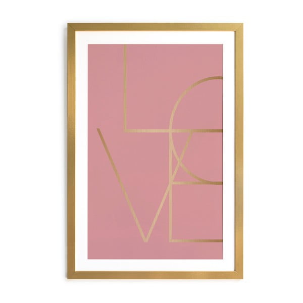 Golden Love kép, 40 x 60 cm - Velvet Atelier