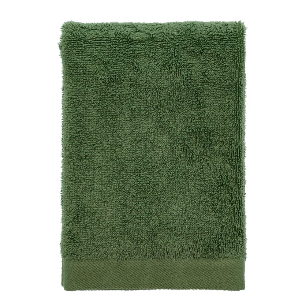 Zöld organikus pamut törölköző 50x100 cm Comfort Organic – Södahl