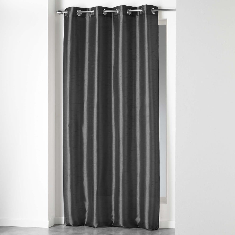 Sötétszürke mikroszatén függöny 140x240 cm Shana – douceur d'intérieur