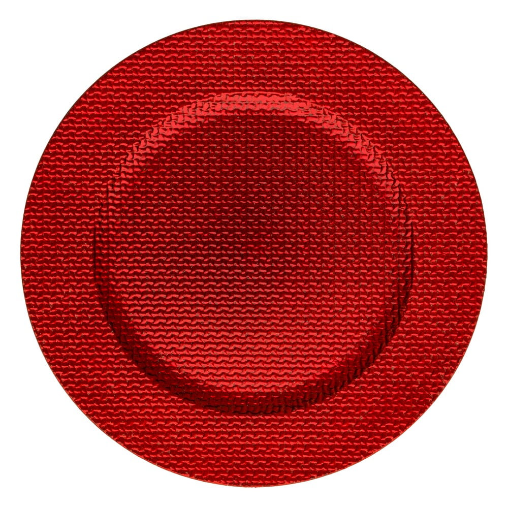 Intreccio piros tányér, ⌀ 33 cm - Brandani