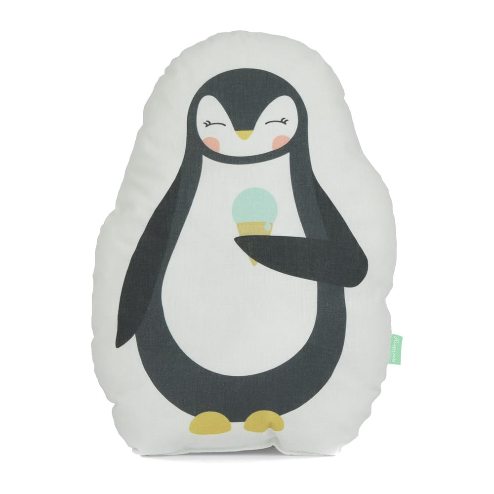 Penguin kispárna 100% pamutból , 30 x 40 cm - Happynois
