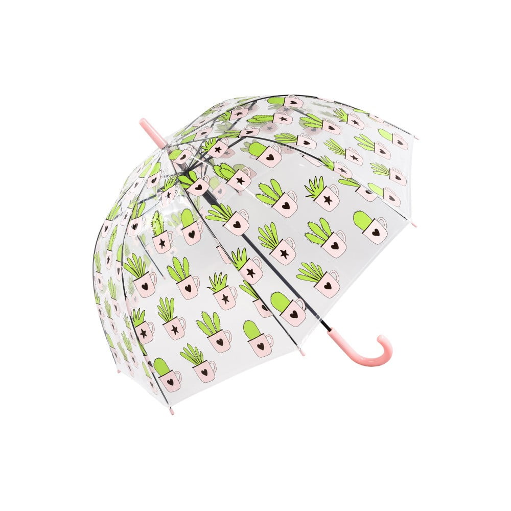 Cactus átlátszó esernyő, ⌀ 81 cm