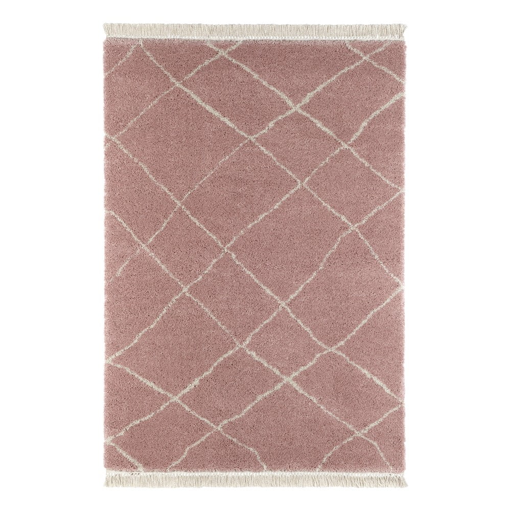 Rózsaszín szőnyeg 200x290 cm bertha – hanse home