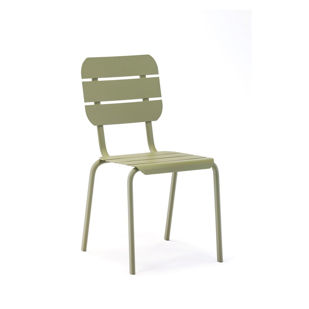 Zöld fém kerti szék szett 4 db-os alicante – ezeis