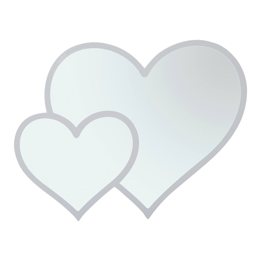 Double Heart fali tükör, 65 x 45 cm - Mauro Ferretti