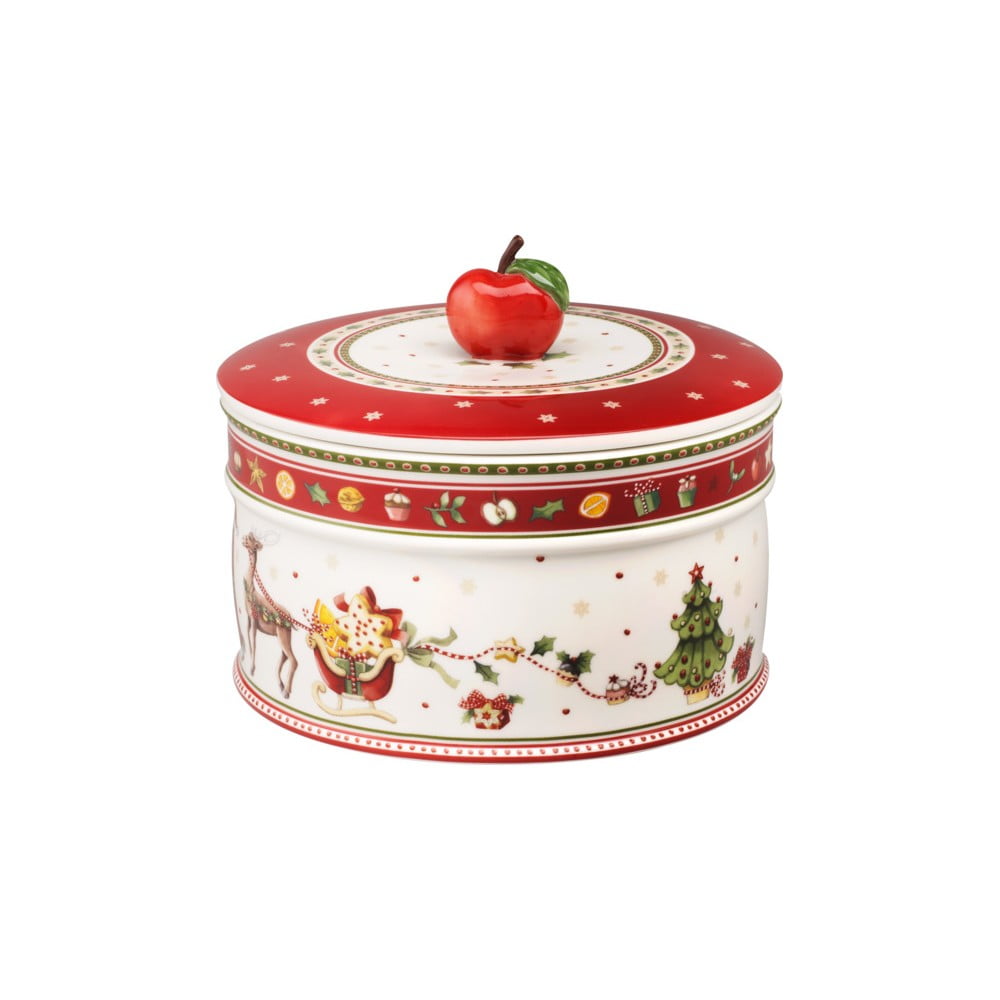 Piros-fehér porcelán élelemiszertartó, ø 17,5 cm - Villeroy & Boch