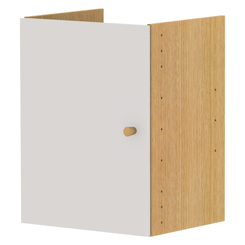 Világosszürke ajtós modul 33x43 cm Z Cube - Tenzo