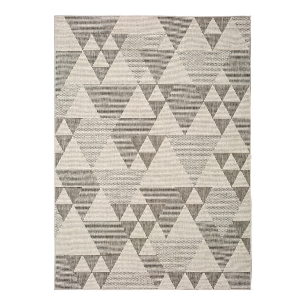 Clhoe Triangles bézs szőnyeg, 140 x 200 cm - Universal