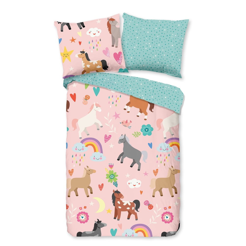 Egyszemélyes pamut gyerek ágyneműhuzat 100x135 cm – Good Morning