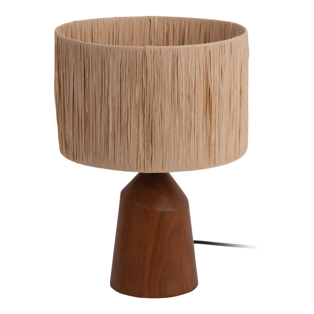 Natúr színű asztali lámpa papír zsinór búrával (magasság 35,5 cm) Sheer Trapeze – Leitmotiv