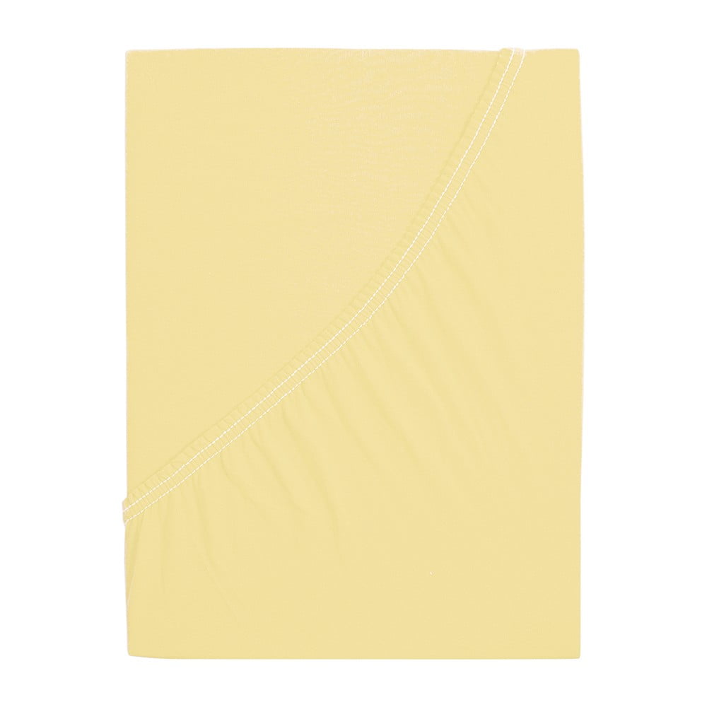Sárga gumis lepedő 90x200 cm – B.E.S.