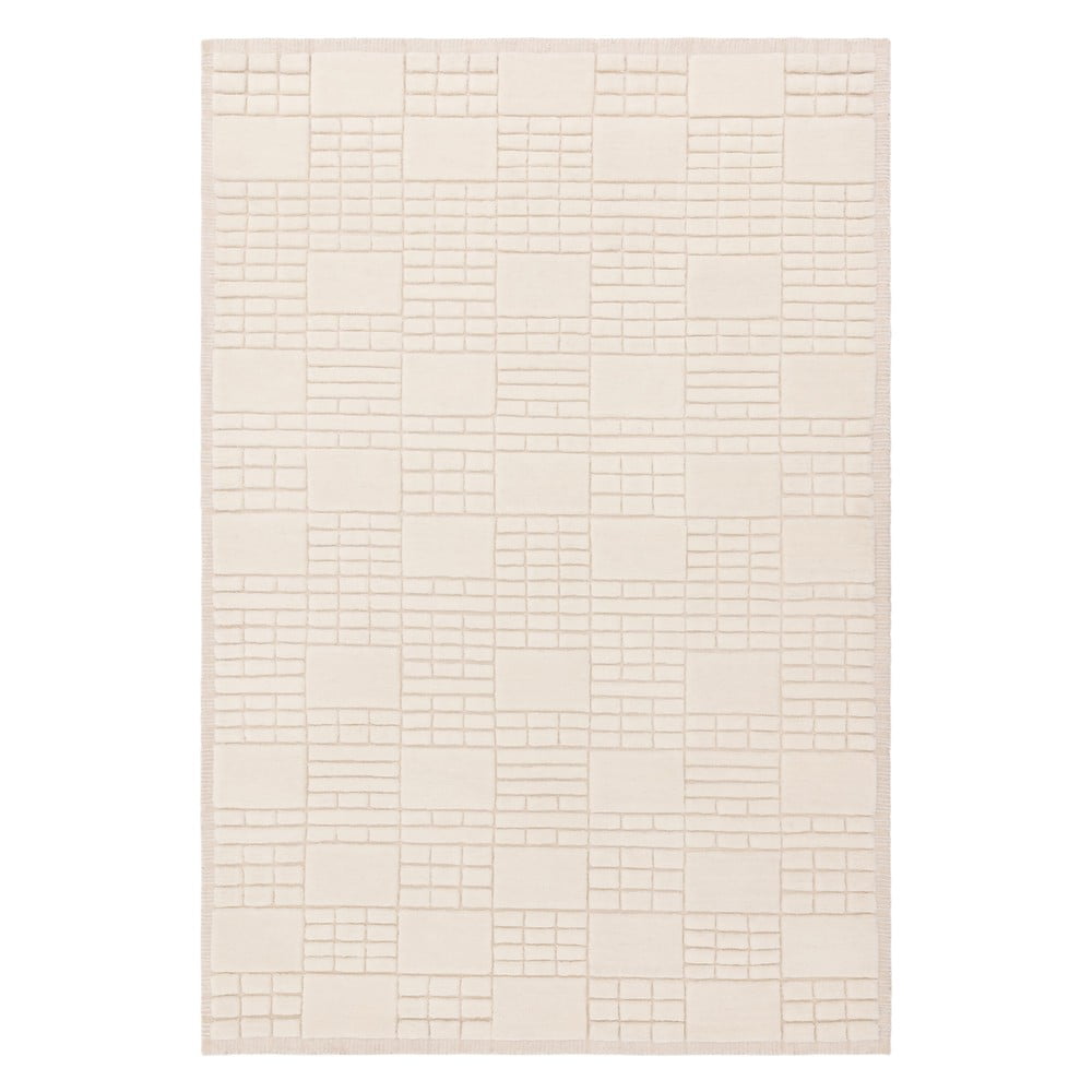 Krémszínű kézi szövésű gyapjú szőnyeg 160x230 cm empire – asiatic carpets