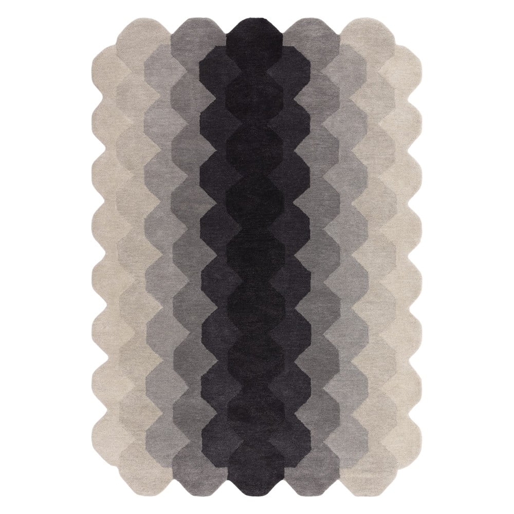 Szürke gyapjú szőnyeg 200x290 cm hive – asiatic carpets
