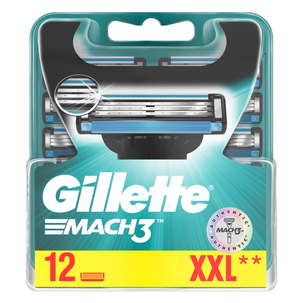 Gillette Mach3 férfi borotvafej, 12 db