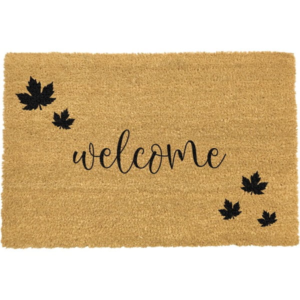 Welcome Autumn természetes kókuszrost lábtörlő, 40 x 60 cm - Artsy Doormats