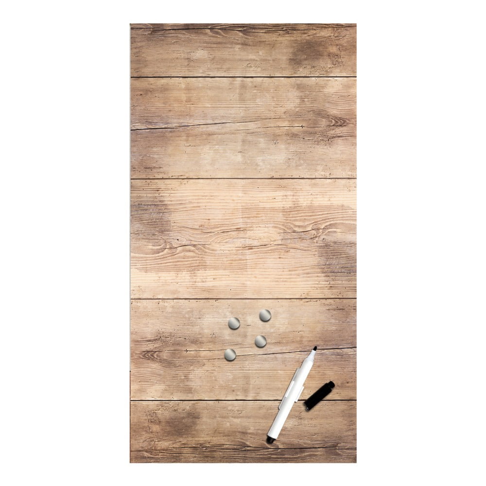 Wood mágneses tábla, 30 x 60 cm - Styler