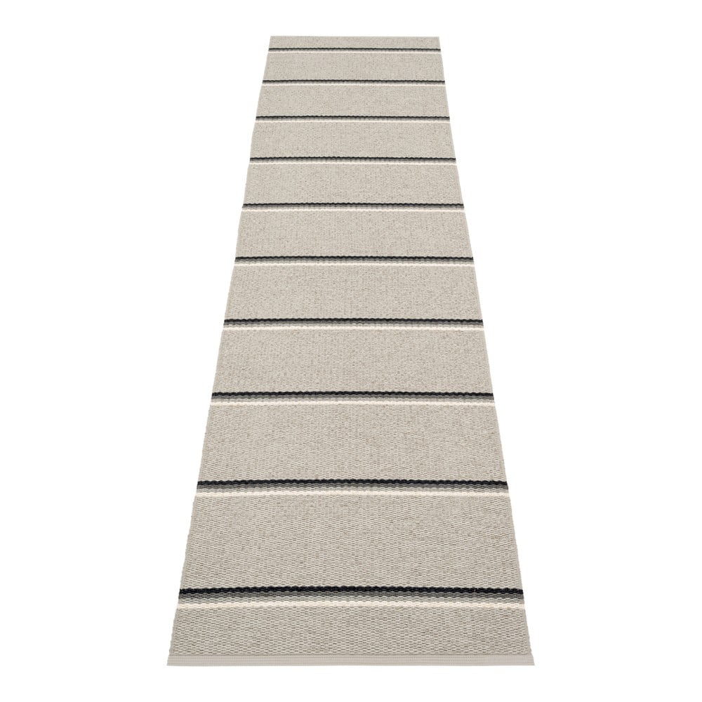 Szürke-bézs kültéri-beltéri futószőnyeg 70x300 cm Olle Grey Linen – Pappelina