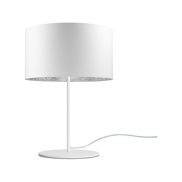 MIKA Silver M fehér asztali lámpa, ⌀ 36 cm - Sotto Luce