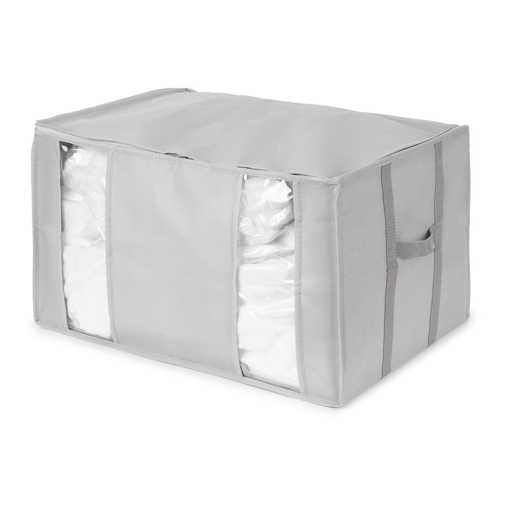 Vákuumos-megerősített textil ruhatároló doboz 56x42x33 cm Granit – Compactor