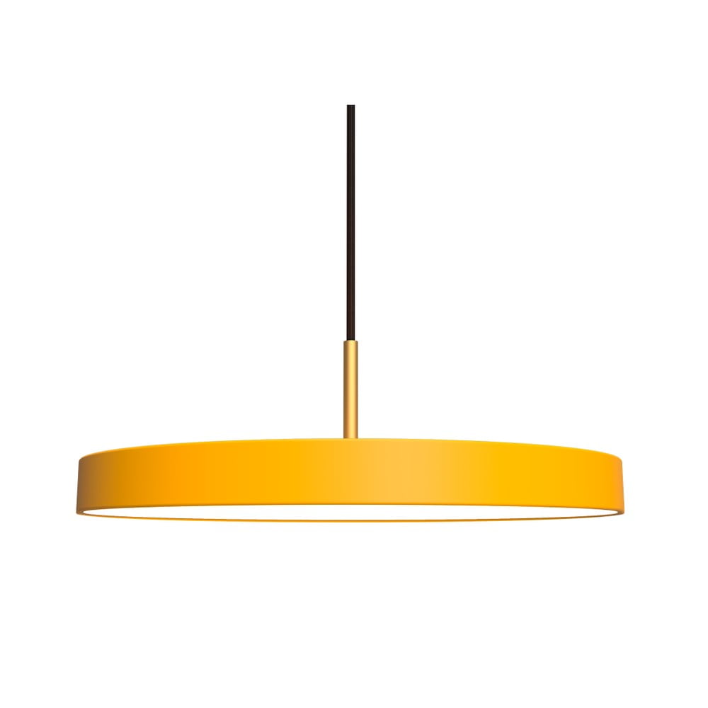Sárga LED függőlámpa fém búrával ø 43 cm Asteria – UMAGE