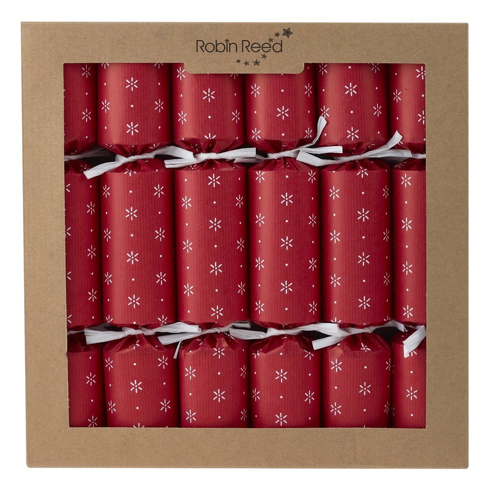 Karácsonyi cracker készlet 6 db-os Paper Decoration - Robin Reed