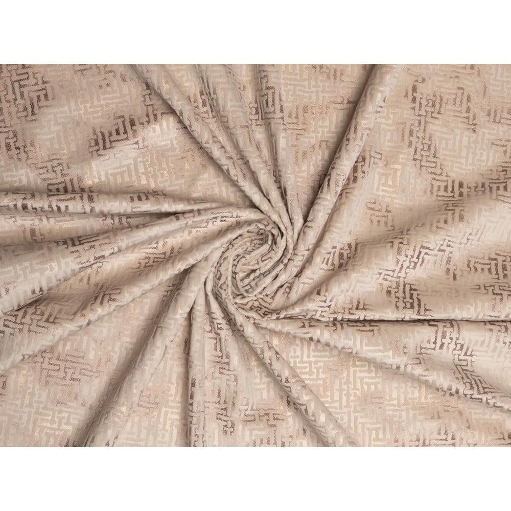 Bézs függöny 140x260 cm Terra – Mendola Fabrics