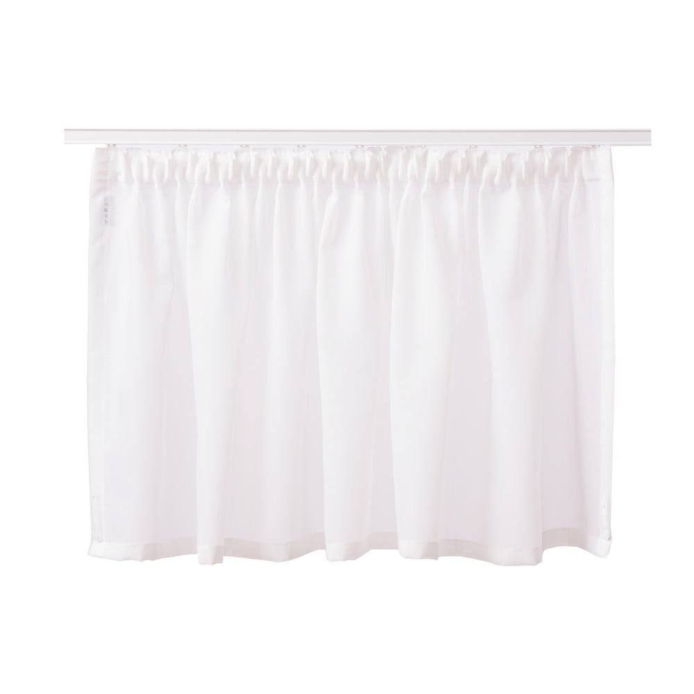 Fehér voile fényáteresztő függöny 150x50 cm Avenue – Mendola Fabrics