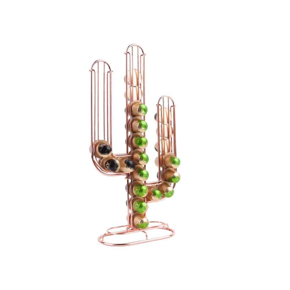Cactus rézszínű 48 darabos kávékapszula tartó - Present Time
