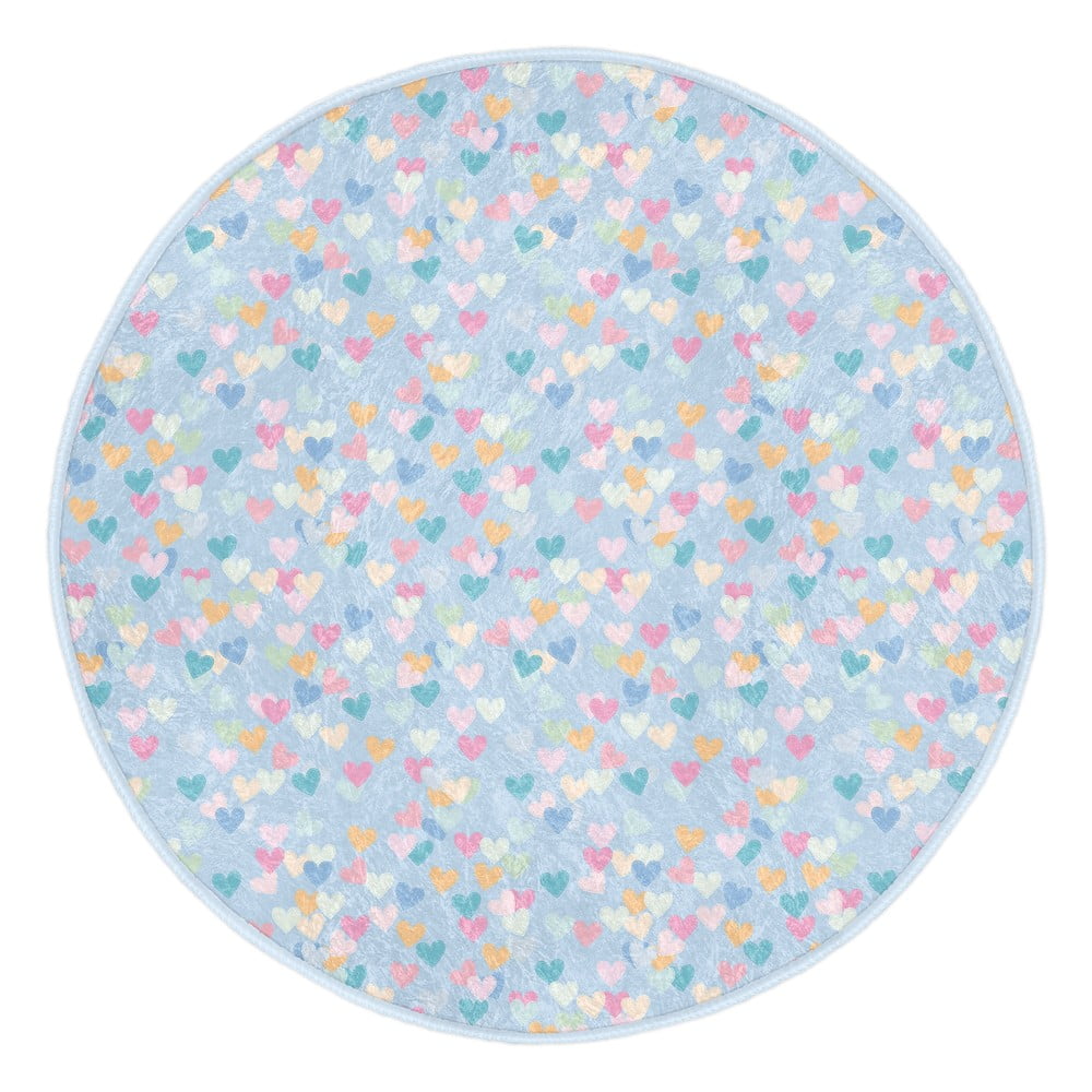 Világoskék gyerek szőnyeg ø 100 cm Comfort – Mila Home