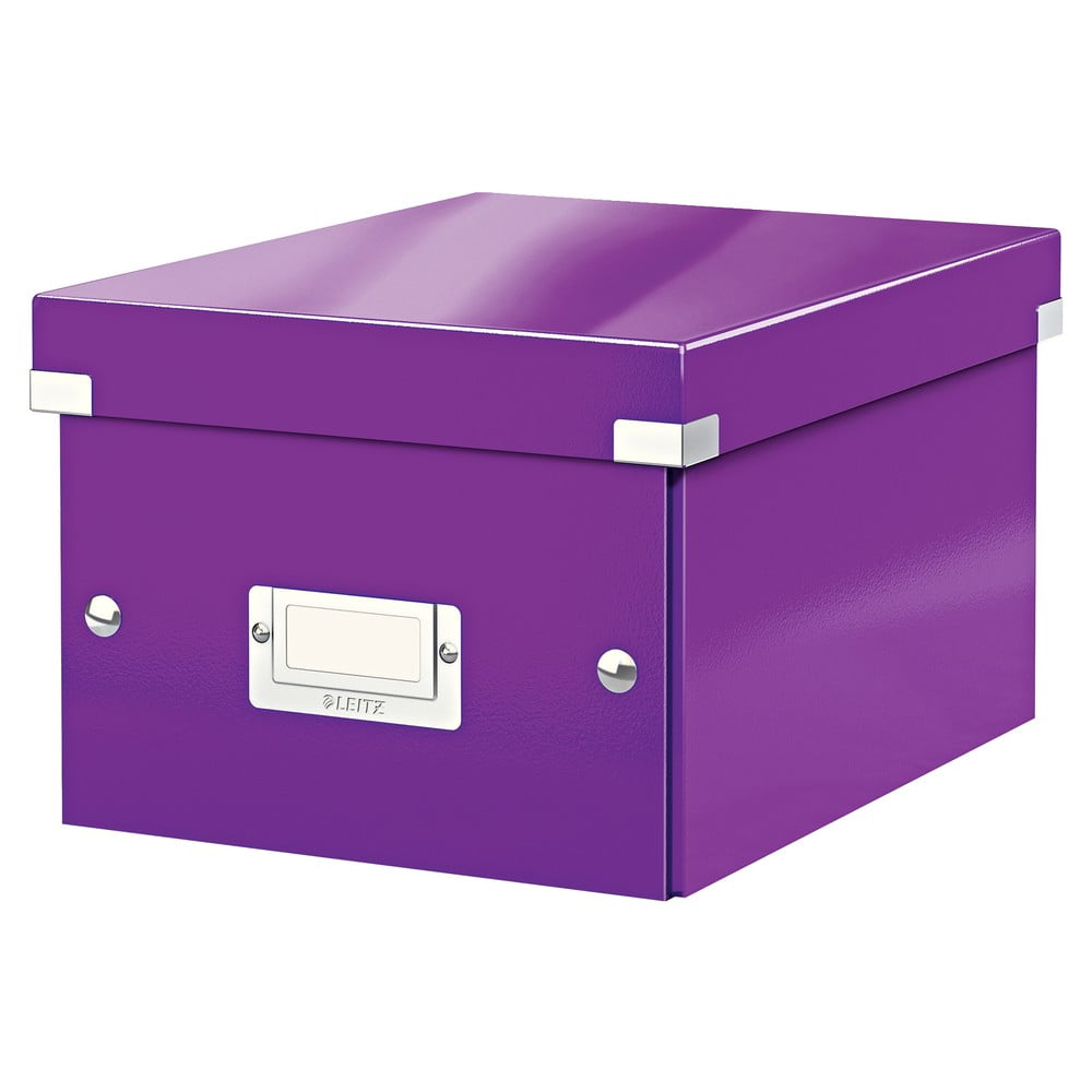 Universal lila tárolódoboz, hossz 28 cm Click&Store - Leitz