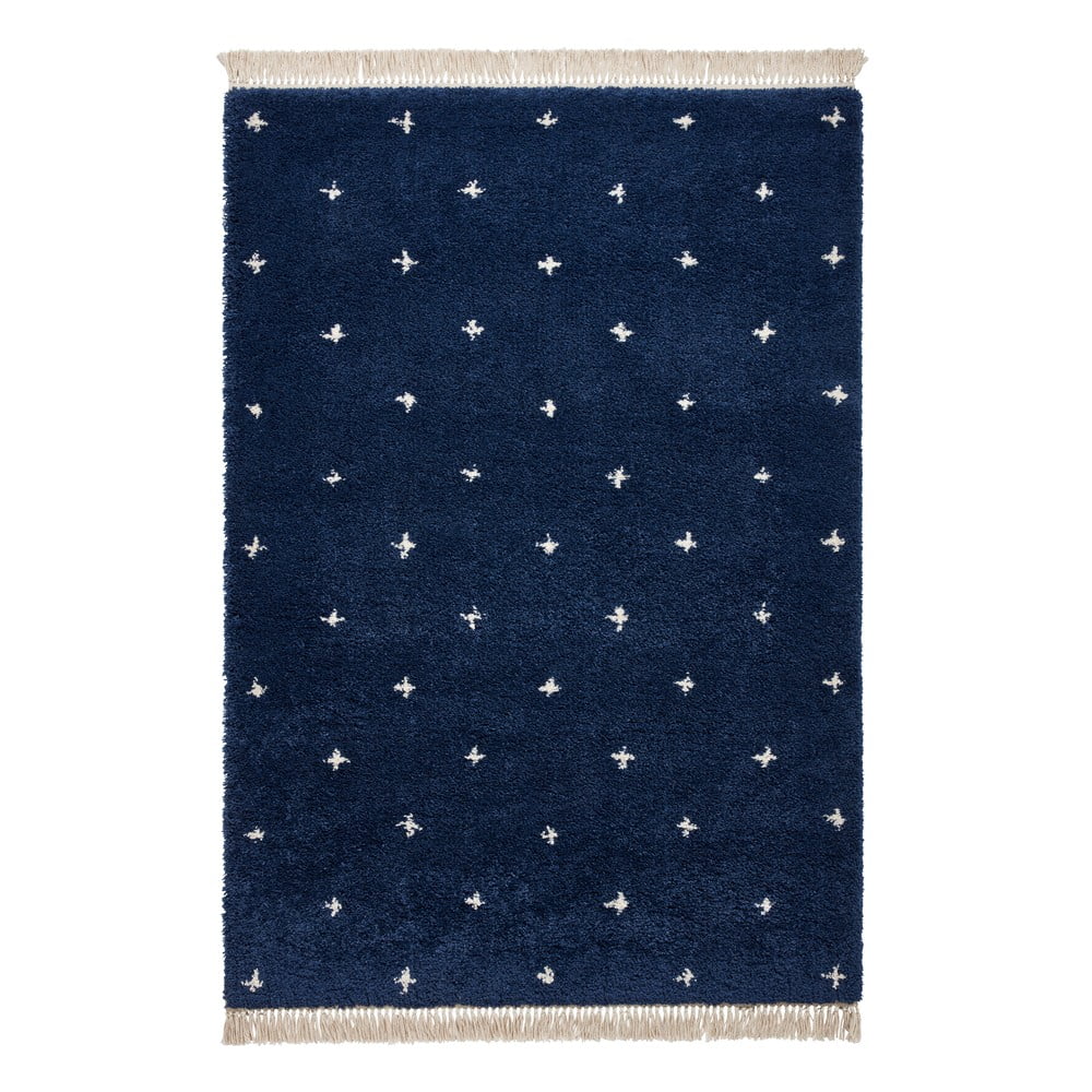 Boho Dots matrózkék szőnyeg, 120 x 170 cm - Think Rugs