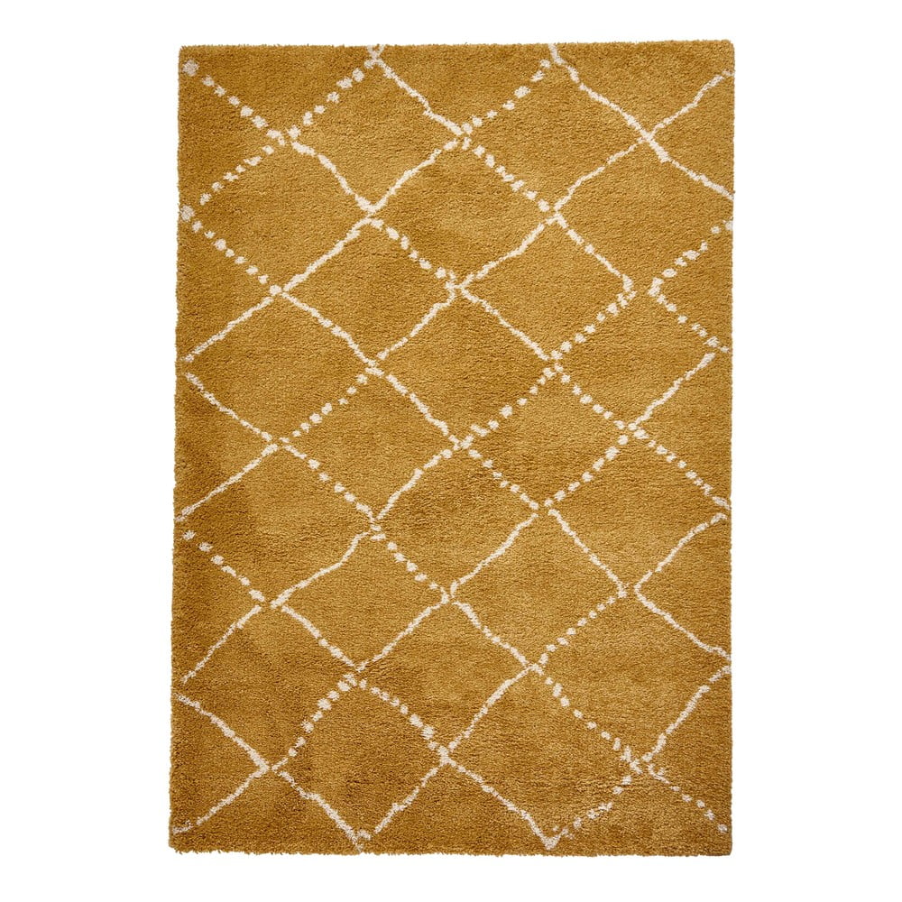 Royal nomadic mustársárga szőnyeg, 120 x 170 cm - think rugs