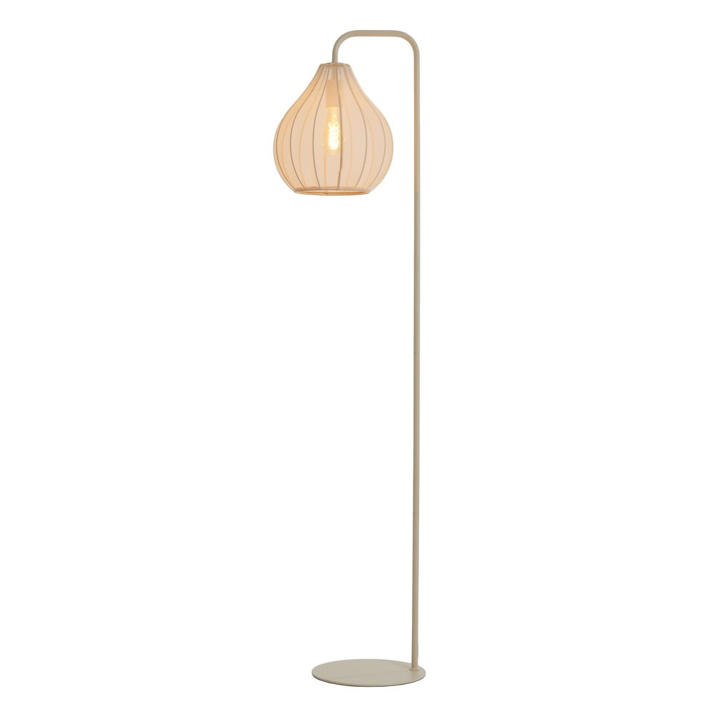 Bézs állólámpa textil búrával (magasság 156,5 cm) Elati – Light & Living