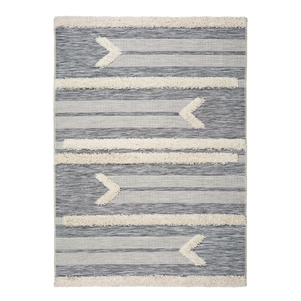 Cheroky szürke-fehér szőnyeg, 55 x 110 cm - Universal