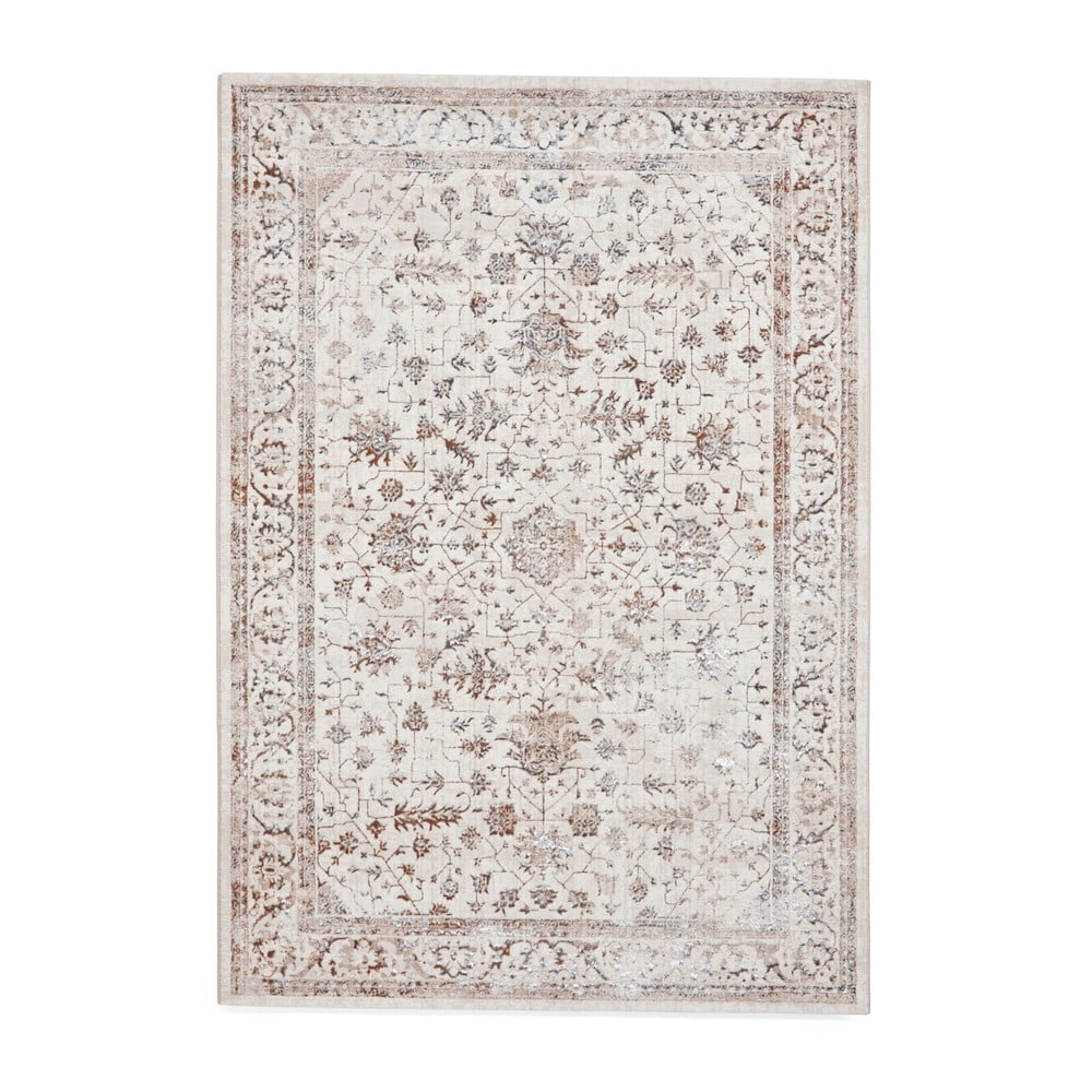 Világosszürke-krémszínű szőnyeg 120x170 cm creation – think rugs