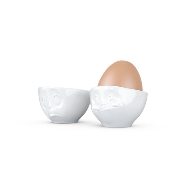 'Oh Please' 2 db fehér porcelán tojástartó, 100 ml - 58products