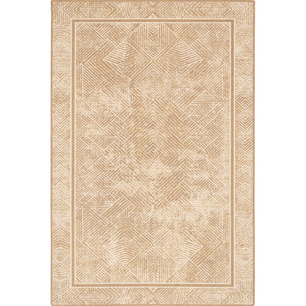 Bézs gyapjú szőnyeg 100x180 cm jenny – agnella