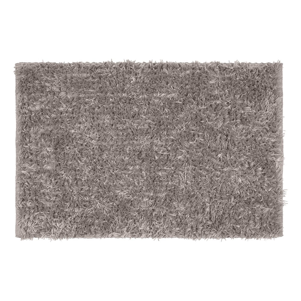 Szürke textil fürdőszobai kilépő 60x90 cm Lanas – Wenko