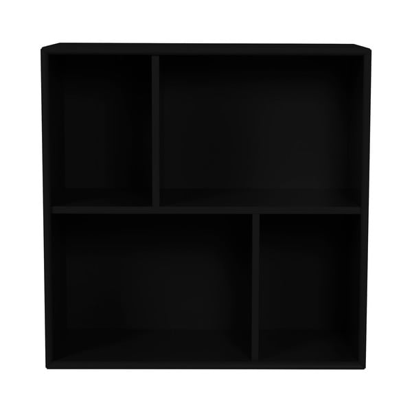 Z Cube fekete fali könyvespolc, 70 x 70 cm - Tenzo