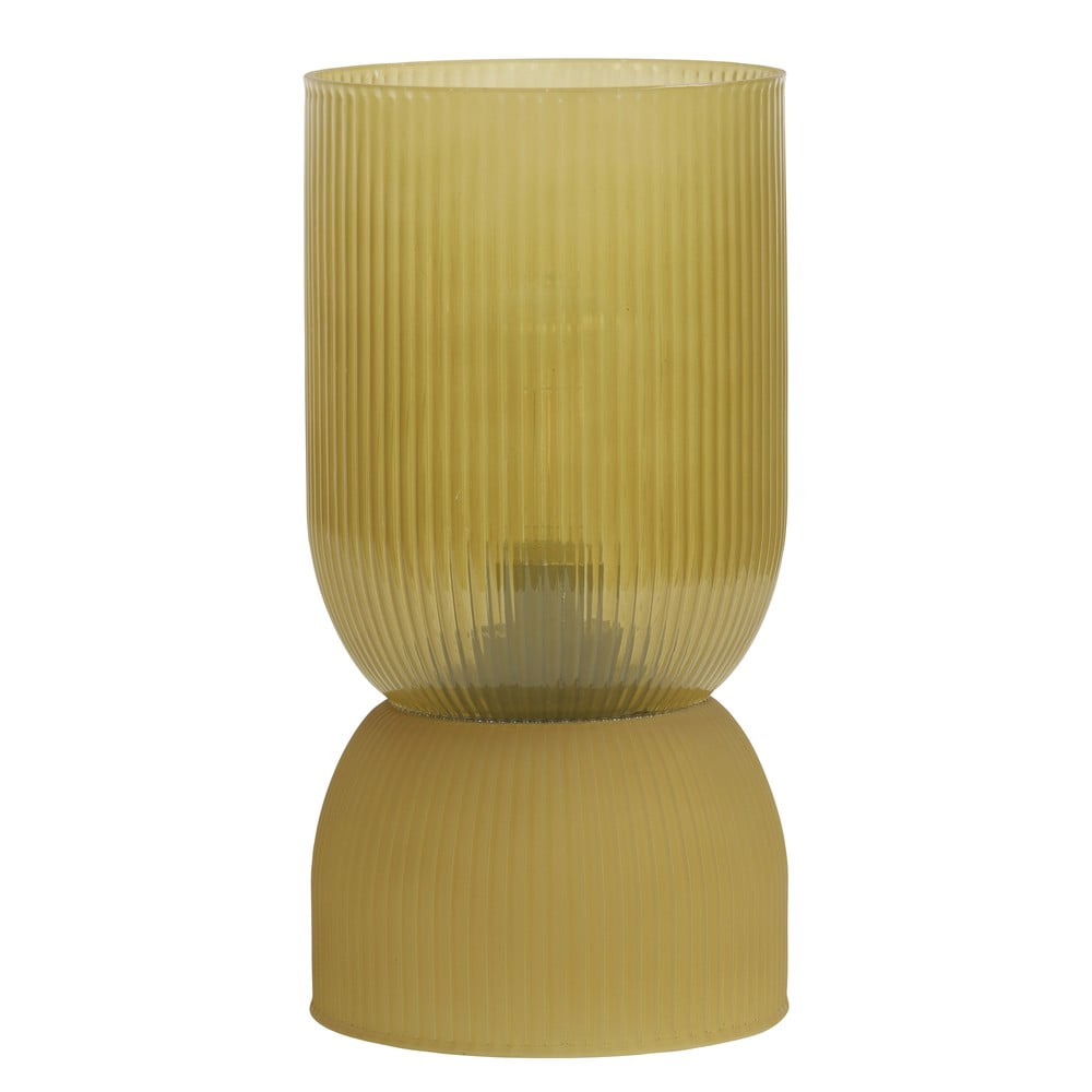 Okkersárga asztali lámpa (magasság 27,5 cm) Phoebe – Light & Living