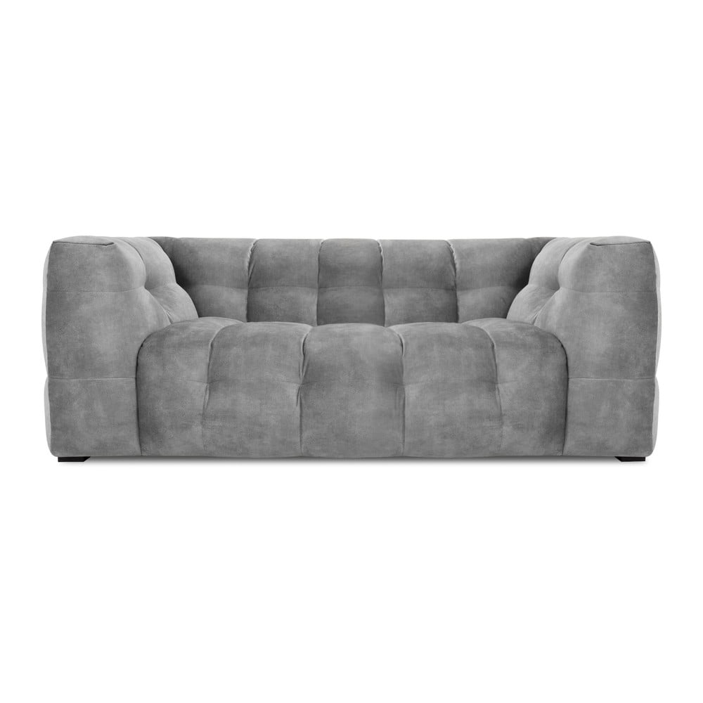 Vesta szürke bársony kanapé, 208 cm - windsor & co sofas