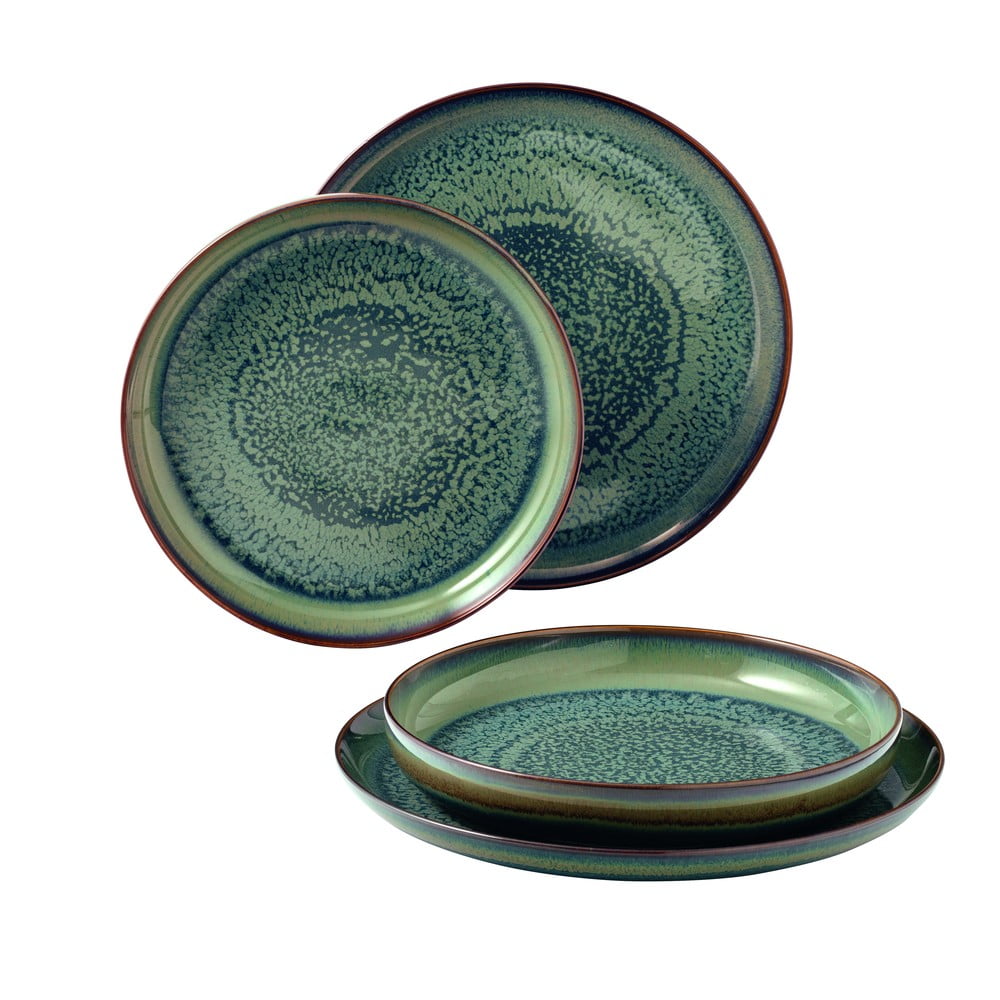 Like | villeroy & boch like crafted 4 db-os zöld porcelán tányér szett - villeroy & boch